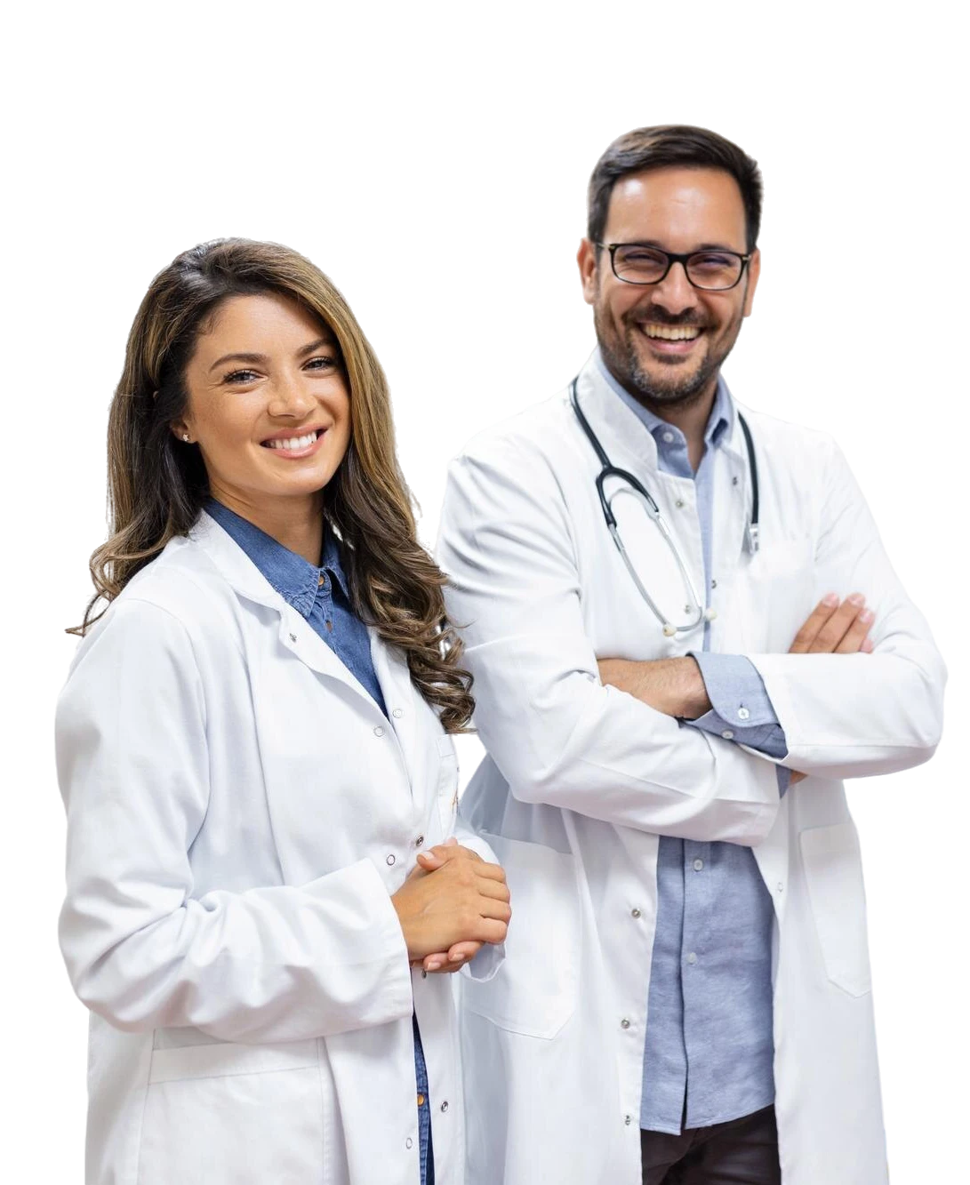 portrait-smiling-young-doctors-standing-together-portrait-medical-staff-inside-modern-hospital-smiling-camera